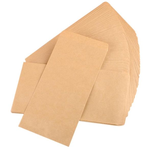 

gift wrap 200pcs 16.5cm vintage envelope kraft paper blank classic plain color envelopes for office school business letter storag