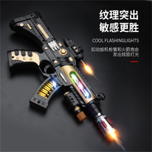 

9 electric toy sound simulation gun boy pistol night market light