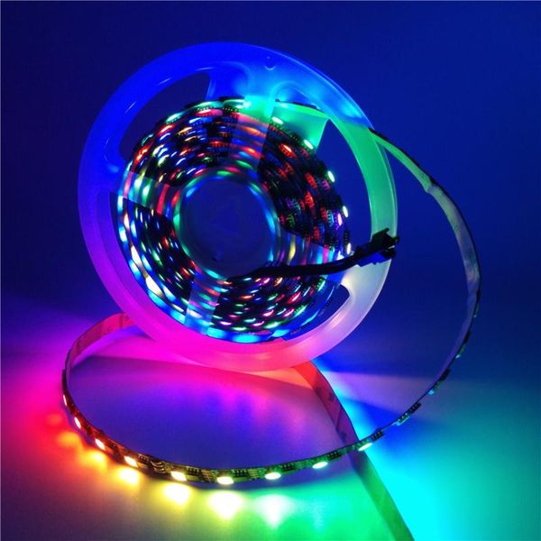 

at1606 12v 60leds dual signal individual digital led strip break-point continuous transmission flexibletape light rgb led light
