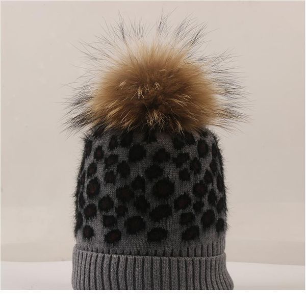 

dankeyisi winter warm knitted hats women natural raccoon fur pompon hat lady thick winter for women cap beani jllaju
