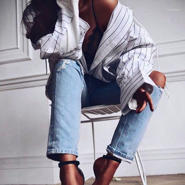 

women irregular long sleeve v-neck loose patchwork false two pieces blouse hooded oversize women's blouses & shirts, White