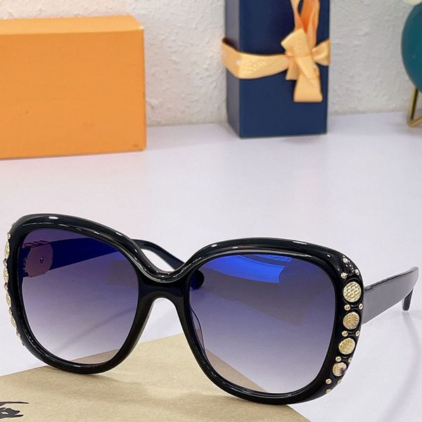 Дизайнер Роскошные Солнцезащитные очки 1042 Мода Trend Mens или Женская Овальная Личность с металлическим Декоративным Рамком Партии Путешествия Отпуск Очки UV400 Высочайшее качество