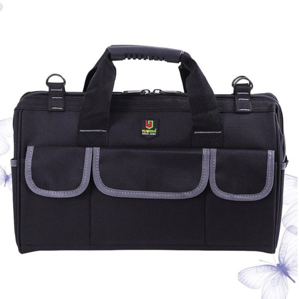 

storage bags multifunctional repairing tool bag wireman black (inches)