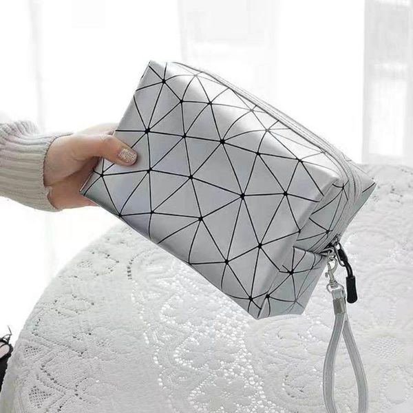 

cosmetic bags & cases 2021 women's bag diamond pu leather cosmetics storage travel