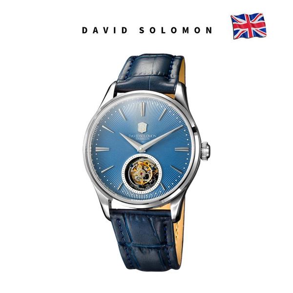 

wristwatches ultra-thin mechanical men's watch tourbillon automatic sapphire waterproof simplicity leather dress, Slivery;brown