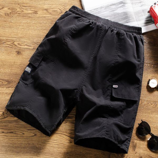 

sale2021 new on male summer casual fashion men clothing broek elastic waist pockets breathing sports shorts plus size 3xl, White;black