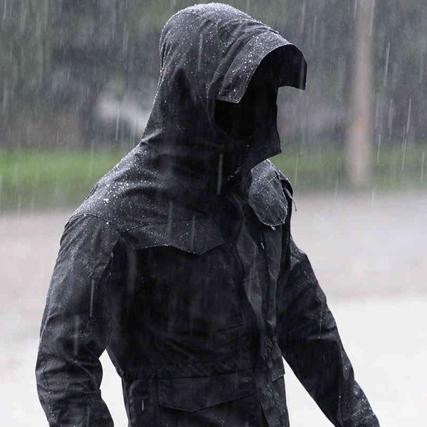 

men's casual shirts thoshine brand spring autumn winter men outdoor jackets hooded waterproof windproof military tactical coats wa, White;black