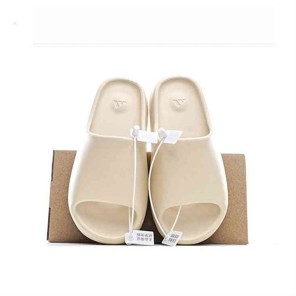 

fashion brand slippers foam men super great quality runner outdoor basketball football soccer sneakers sports sandal leisure gift summer par, Black
