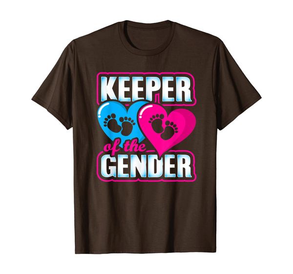 

Keeper Of The Gender Reveal Baby Shower Announcement Gift T-Shirt, Mainly pictures