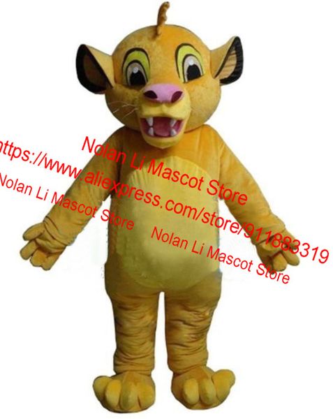 

mascot doll costumelion king simba mascot costume cartoon anime movie props birthday party advertising display activitiesby390, Red;yellow