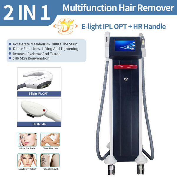 Máquina de remoção permanente de cabelo Opt Hr Machine Elight Skin Rejuvenescimento IPL Hairs Remover máquinas de beleza terapia com acne