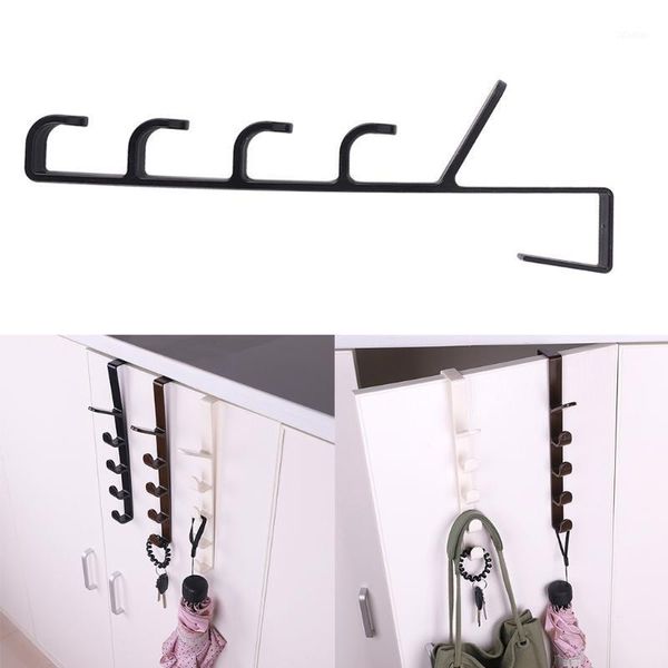 

hooks & rails 5 layers over the door hanger hook clothes hat vertical rack plastic organizer