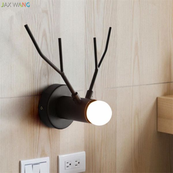

wall lamps nordic simple living room study bedroom bedside aisle deer background children's led lamp decor lights fixtures