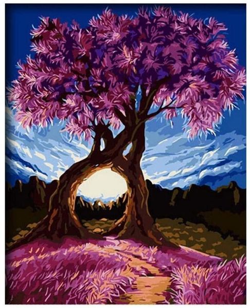 

painting by numbers for adults tree painting abstract art gift diy oil canvas kits paint by numbers on canvas