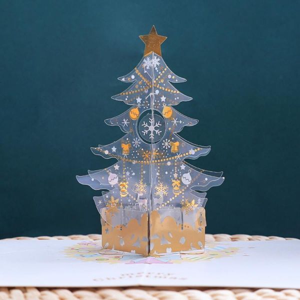 

greeting cards 3d christmas tree for birthday valentine day party wedding postcard decoration friends gift