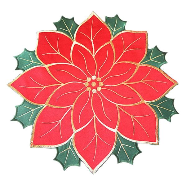 

mats & pads 1pc delicate xmas dining tablemat home use placemat ornament