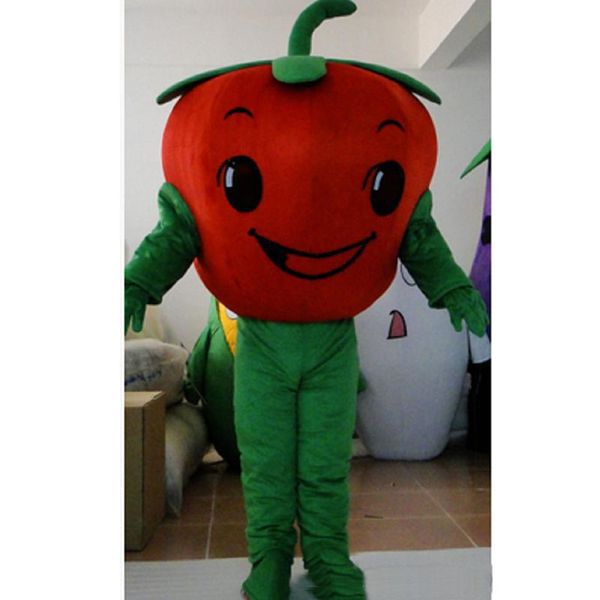 

festival dress vegetables tomatoes mascot costume halloween christmas fancy party dress vegetable advertising leaflets clothings carnival ad, Red;yellow