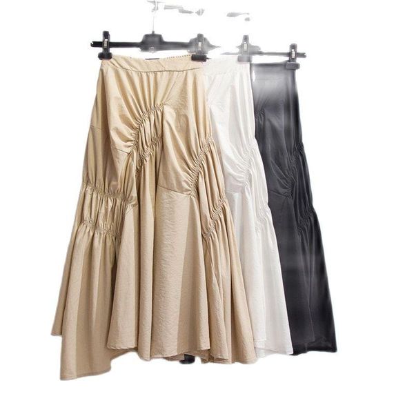 

skirts 2021 ins fashion women spring autumn long, Black