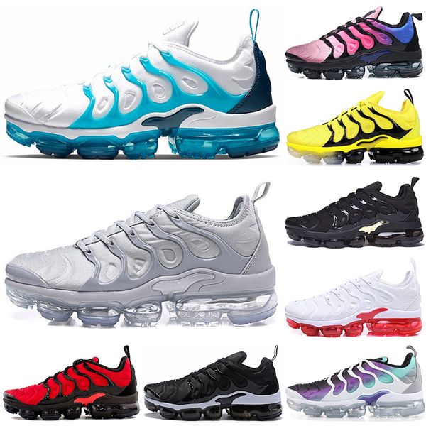 

wholesale original plus running shoes runner sunset lemon lime red black aurora green blue fury cool grey hyper violet bumblebee bred grape