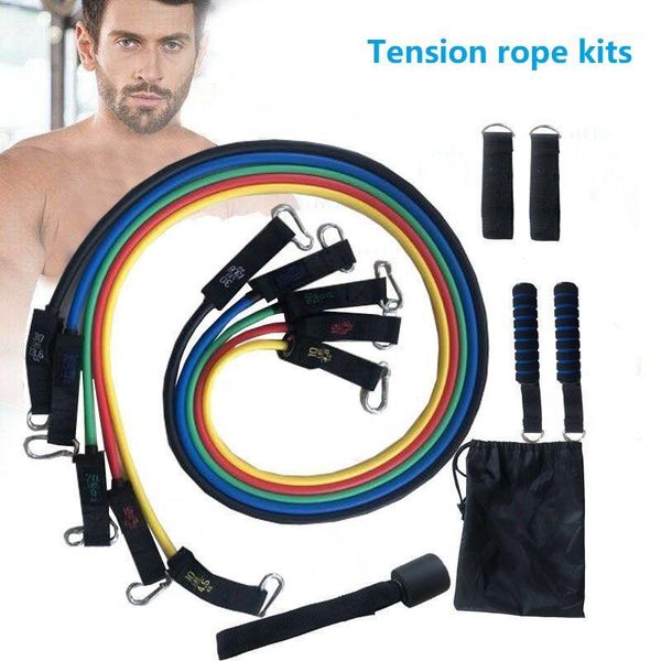 

resistance bands multiple set workout equipment fitness stretching rope elastic strap exercise limb stretching1