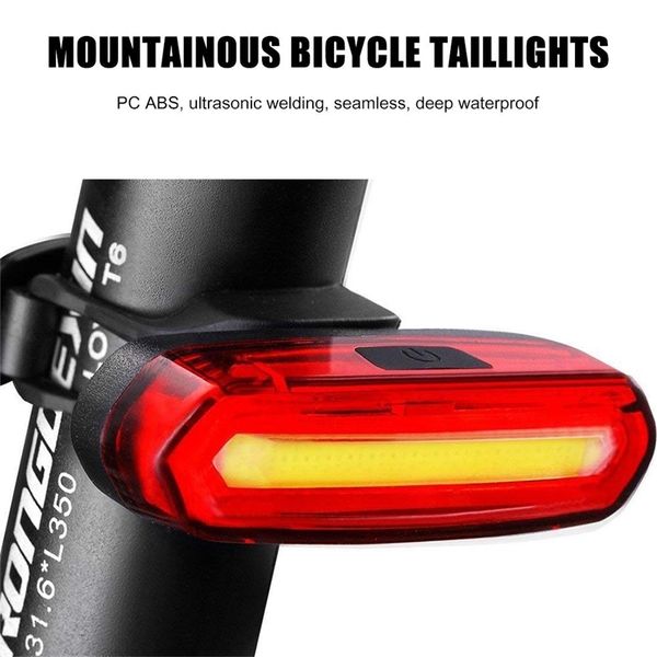 

sustainable bicycle rear bekwame production mountain bike behind lighting usb loadable night cycling bike induction lamp
