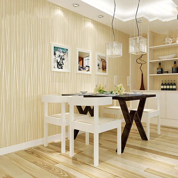 

wallpapers self-adhesive wallpaper 3d three-dimensional non-woven living room bedroom background wall flocking striped