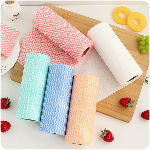 

dishcloth disposable non-woven cloth lazy dishcloth kitchen household cleaning dishcloth water absorption does not shed hair kitchen