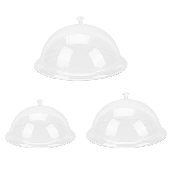 

kitchen storage & organization 3pcs reusable cake protector el bread dish protective cover
