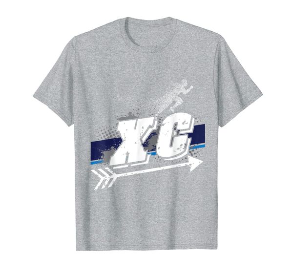 

xc cross country runner t-shirt, White;black