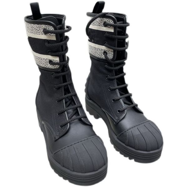 

women designer brand boots motocycle booties platform women's winter boot love arrow real leather machine embroidery technology size 35, Black