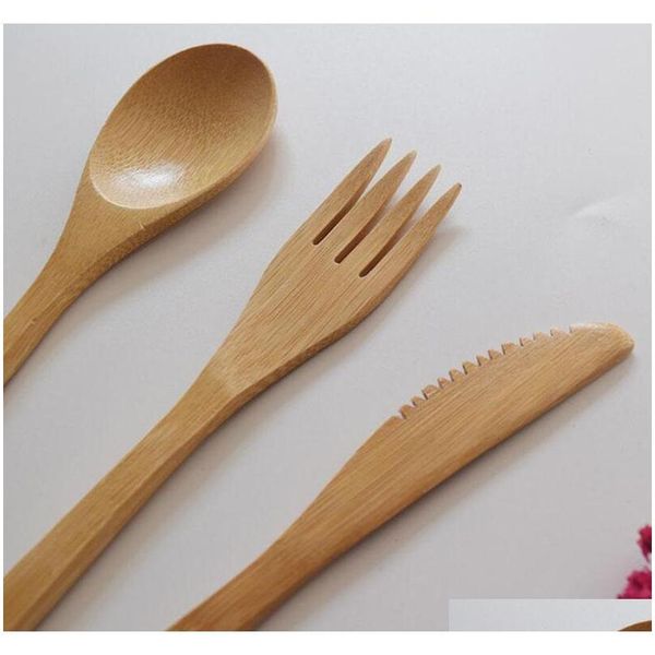 

new bamboo cutlery set natural bamboo spoon fork knife dinnerware set japanese style jllnzd ladyshome