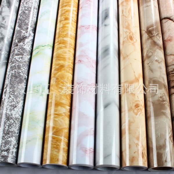 

marble film self adhesive wallpaper for bathroom kitchen cupboard counter paper pvc waterproof wall stickers 726 k2
