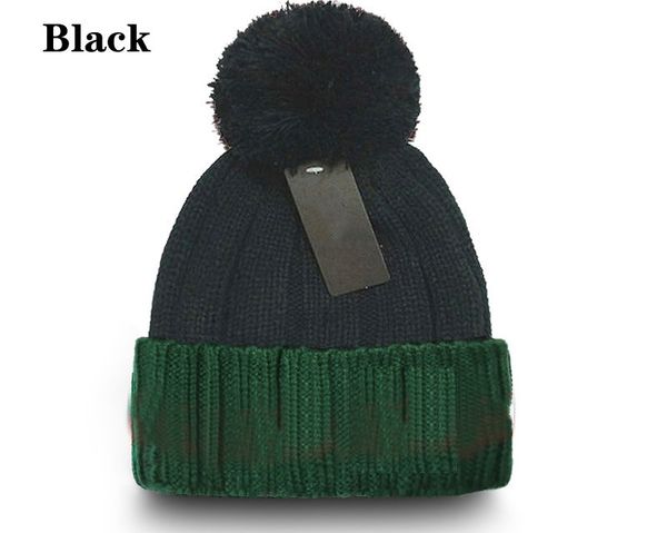 

new fashion mens designers hats bonnet winter beanie knitted wool hat plus velvet cap skullies thicker mask fringe beanies hats manv, Blue;gray