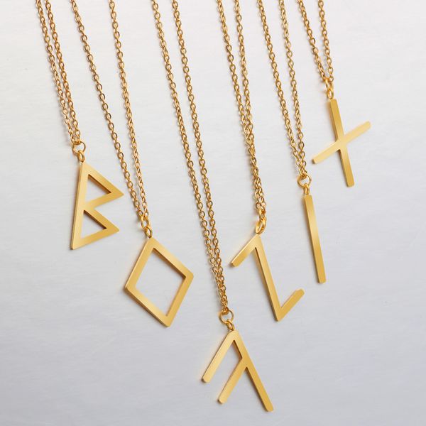 

jiamu fashion gold 24 rune pendant necklace indelible jewelry, Silver