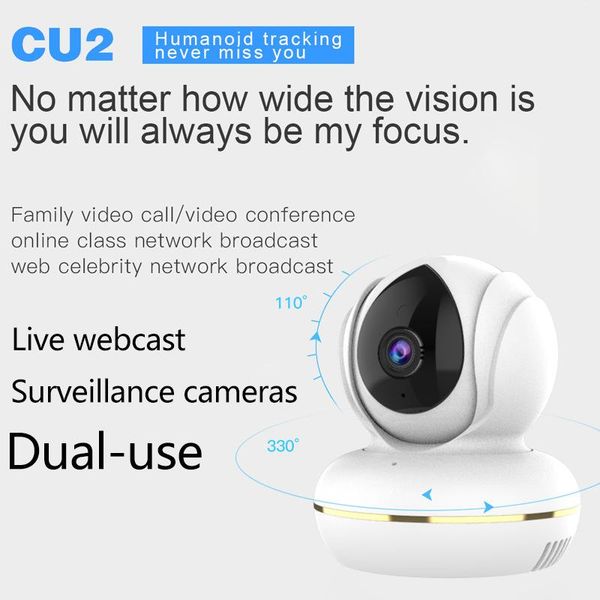 

1080p hd camera ai intelligent hd night vision monitor wireless wifi monitoring camera video conference outdoor ip