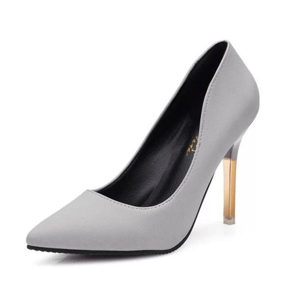 

dress shoes 2021 fashion women's high heels pumps single pointed, Black