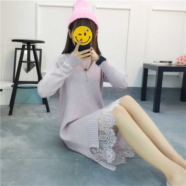 

2021 autumn pullovers oversized shirt women's elegant solid electric fine handle lace dressed in korea the h16 style pag1, White;black