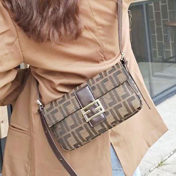 

ff luxury female designer mini handbag retro shoulder bag clutch hand cross body messenger bag