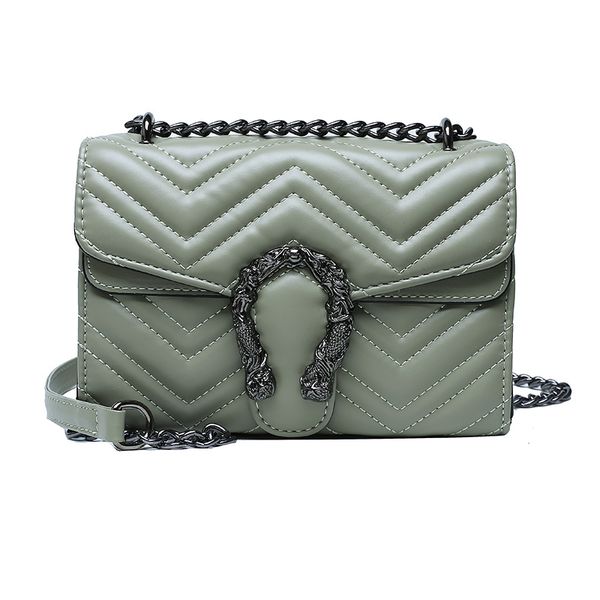 

luxury designer bags woman handbags chain bag simple retro ins one single shoulder messenger pu leather