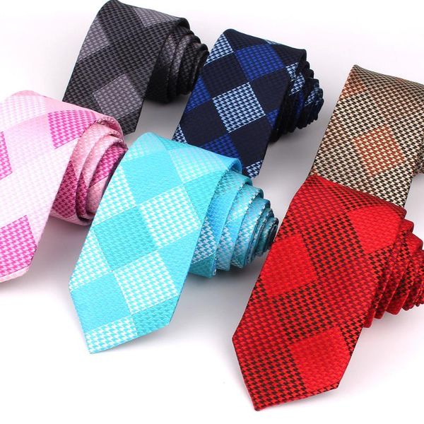 

neck ties skinny for men women casual plaid tie suits slim boy girls necktie gravata gifts necktis, Blue;purple