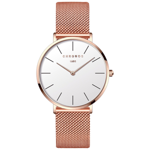 

elegant women business quartz watch ladies stainless steel rhinestone clock decoration gift, Slivery;brown