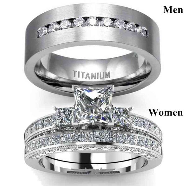 

wedding rings set couple wedding rings women men stone ring, Golden;silver