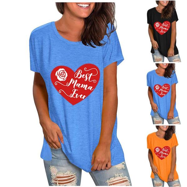 

women's t-shirt 2021 plus size print for women causal loose flower pattern casual short sleeve camisetas mujer manga corta, White