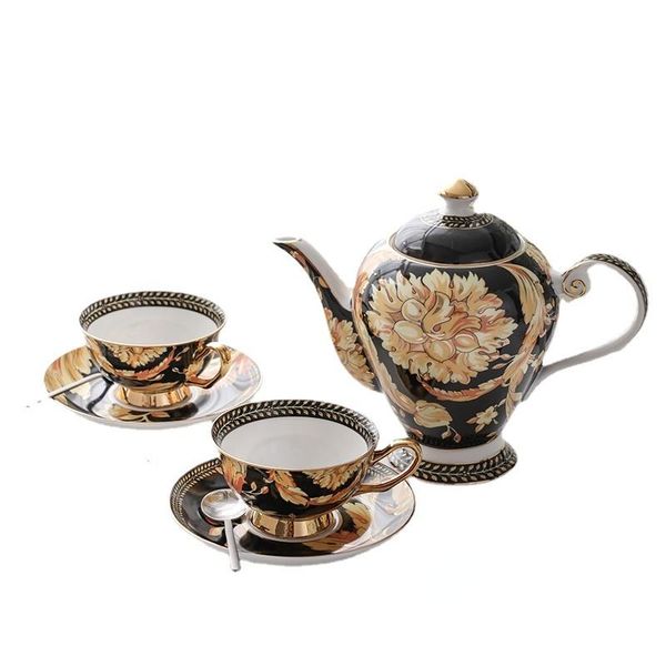 

cups & saucers nordic creative coffee flower elegant bone china afternoon tea sets gift boxes cold drinks herbaty kitchen storage oe50bd