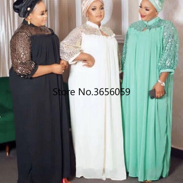 

ethnic clothing spring summer sequins maxi dresses 2021 africa african for women muslim long dress fashion, Red