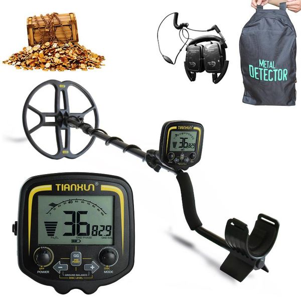 

metal detectors tianxun tx-850 detector with12 inch butterfly search coil handheld high sensitivity accuracy jewelry gold