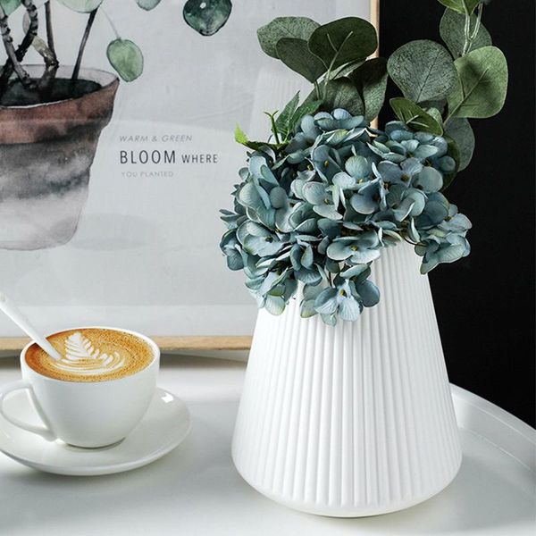 

vases hydroponic vase home creative nordic flower arrangements plastic pot office room table decoration ornament
