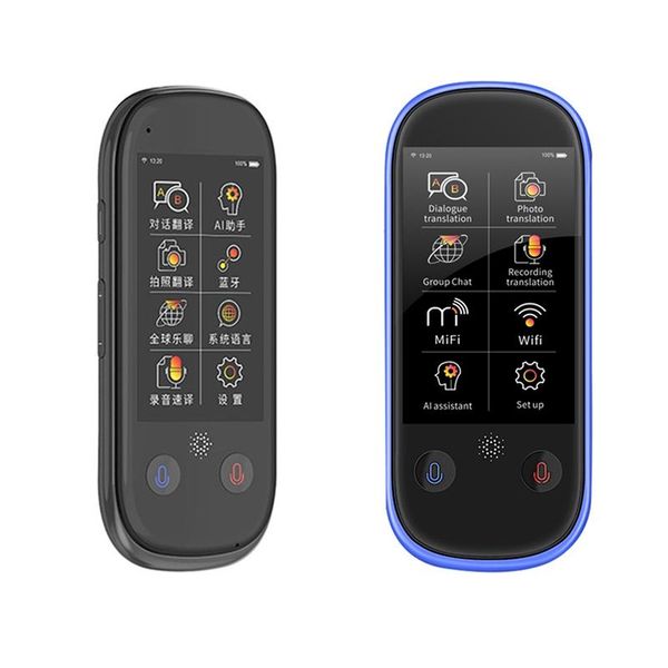 

smart translator instant voice po scanning wifi support offline 2.4 inch press screen multi-language