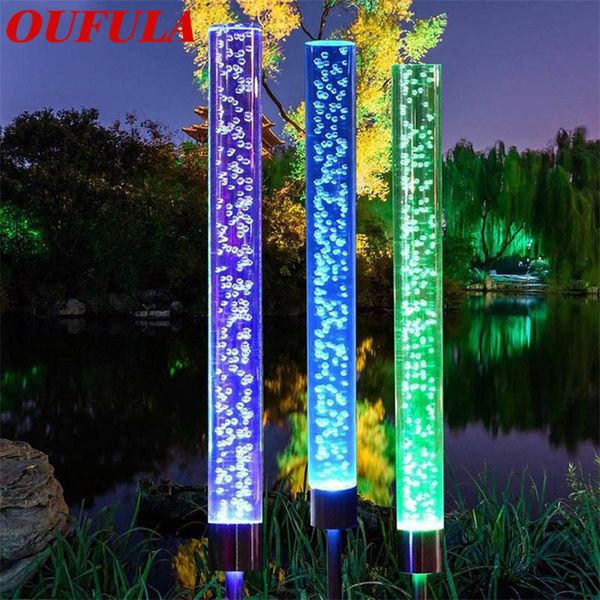 

solar lawn lamp bubble outdoor waterproof garden courtyard colorful landscape lamps