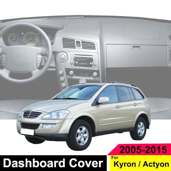 

anti-slip mats xukey dash cover mat dashmat dashboard for ssangyong kyron 2005 - 2021 actyon 2010 2006 2007 2008